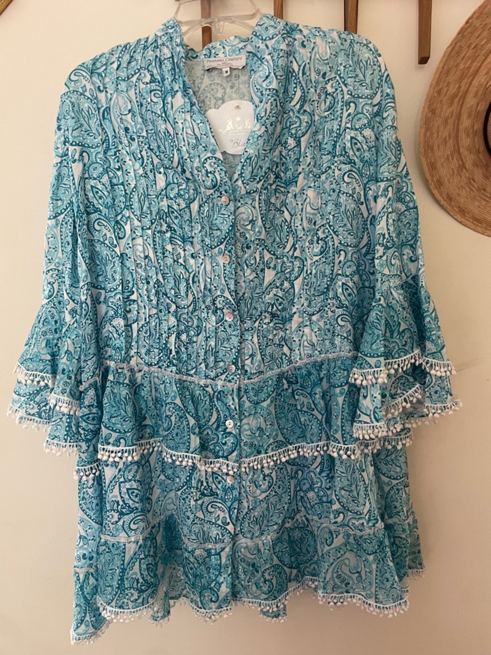 Positano Coutures | Cotton Linen Blend Dress | M